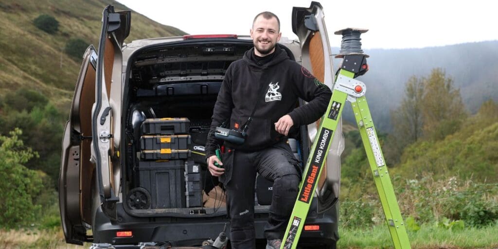 Young electrician sparks his career with support from Big Ideas Wales