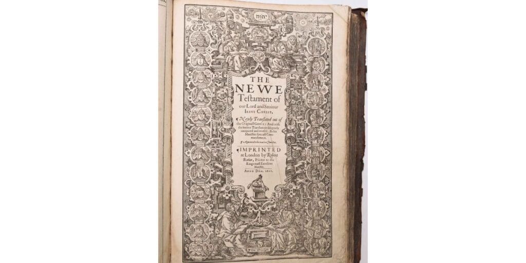 Rare Great She Bible sells for £4,500 at Shrewsbury books auction