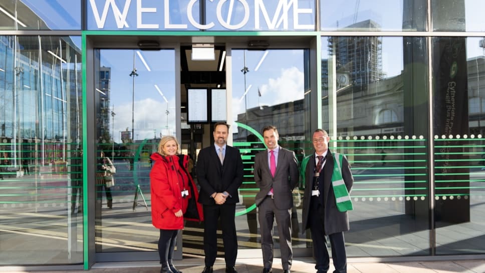 Cardiff’s new bus interchange welcomes 9,000 passengers a day
