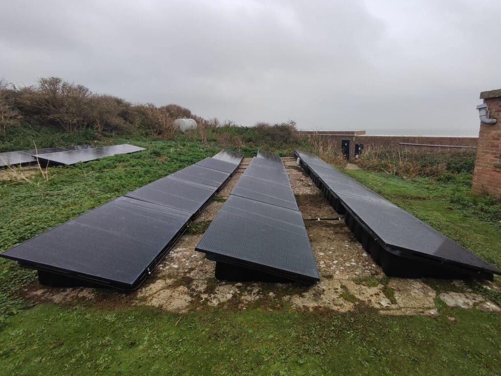 Flat Holm island retrofitted with green technology