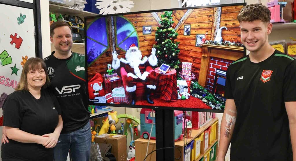 Christmas magic sees Santa chat to young hospital patients from his North Pole ho-ho-home