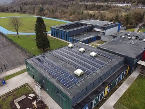Merthyr Showcases Solar PV Project at Afon Taf High School