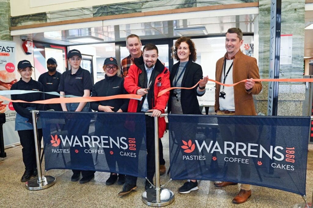 Warrens Bakery opens in Wales at Cardiff Central Station