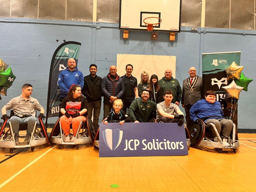 JCP Solicitors sponsors Ospreys Youth Wheelchair Rugby Team