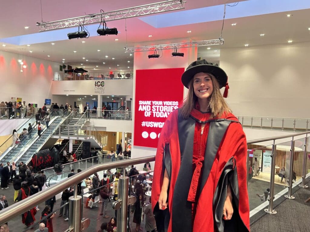 Four-time Paralympian Olivia Breen awarded Honorary Fellowship from USW