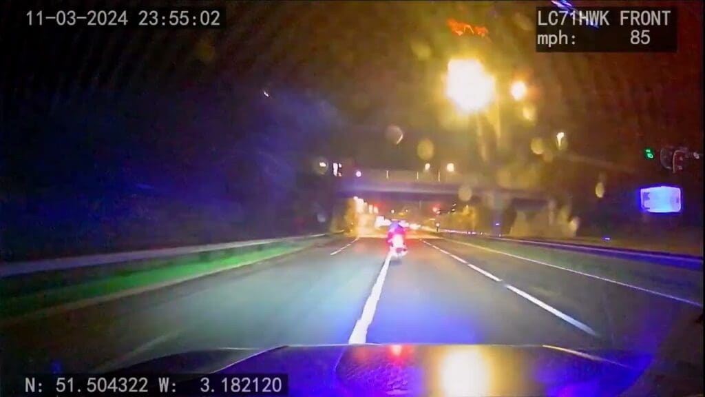 Motorcyclist who hit speeds of up to 120mph banned from roads