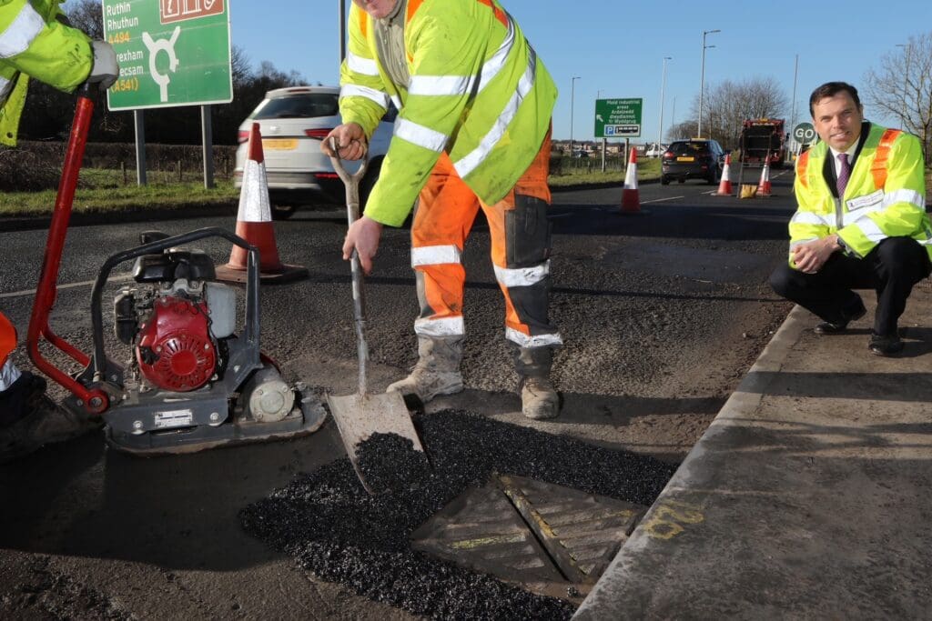 Work underway to fix potholes as extra funding welcomed