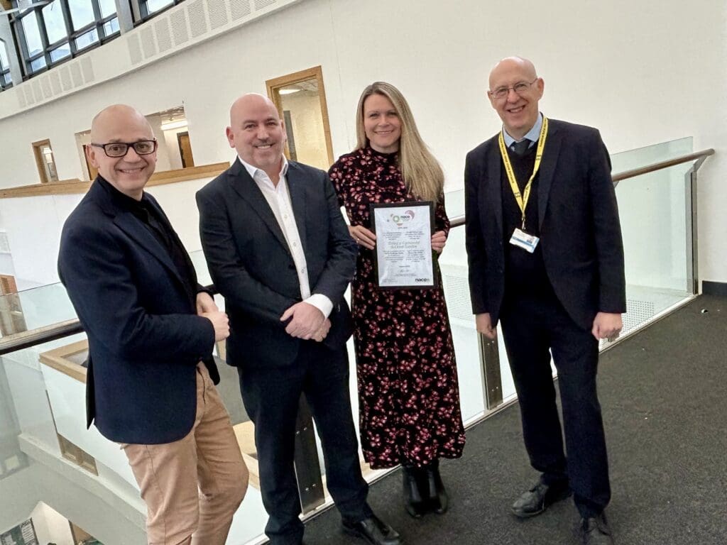South Wales College becomes second in the Wales to win prestigious NACE award