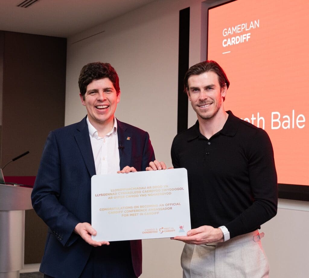 Gareth Bale appointed new Cardiff Conference Ambassador