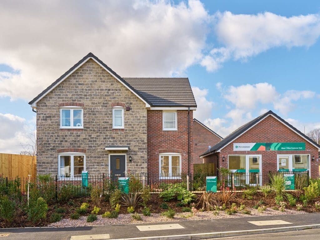 Housing development on Brecon Beacons foothills halfway complete