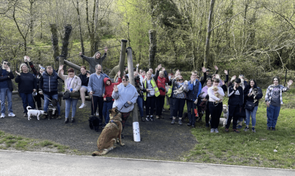 Risca Comprehensive dog walk to raise money for autism unit