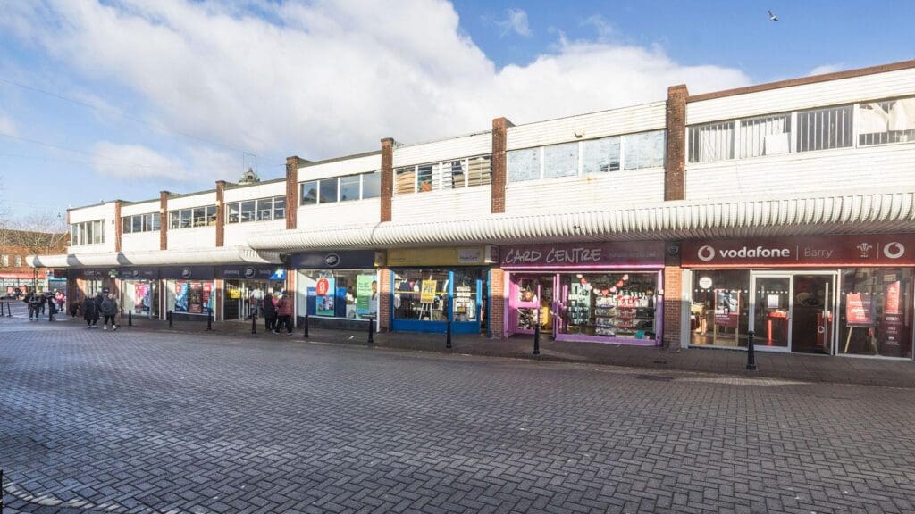 Barry town centre retail parade up for sale