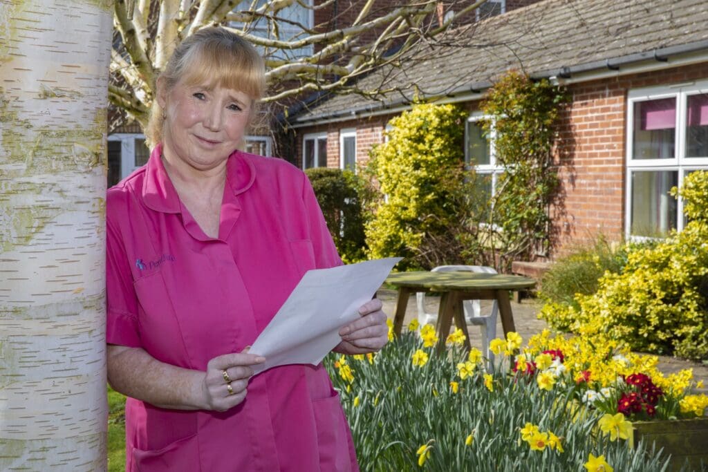 Ex-pub landlord Michelle toasts care home pioneers in touching poem
