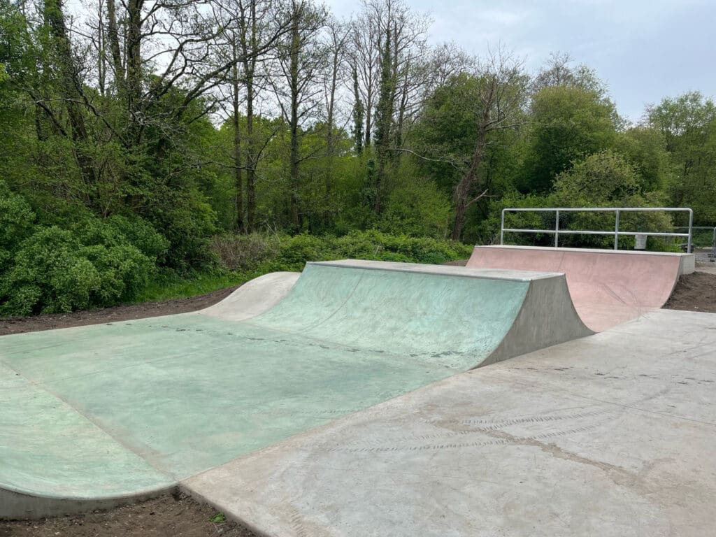 Work complete at Coed Bach neighbourhood skate park