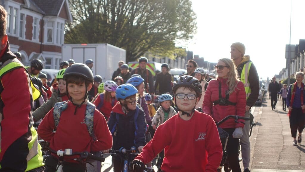 Hundreds of children ride to school as part of biggest ever ‘FRideDays Bike Bus’
