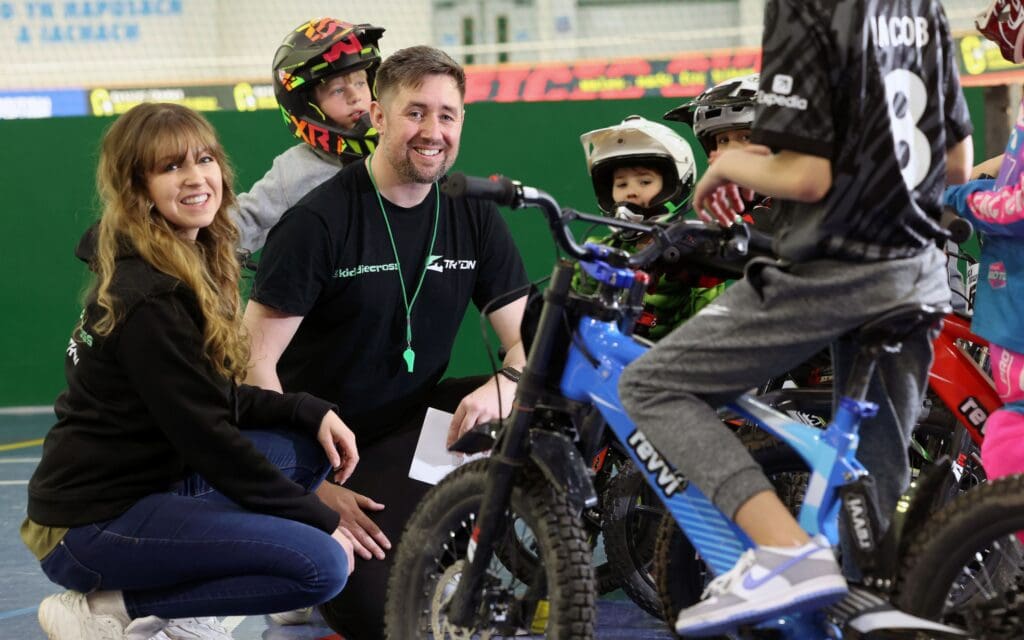 Gwent couple get on their e-bikes to launch motocross venture for children