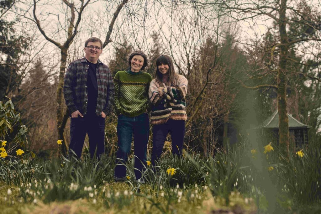 Florist Sioned swaps “mayhem and murder” for meditation in the garden