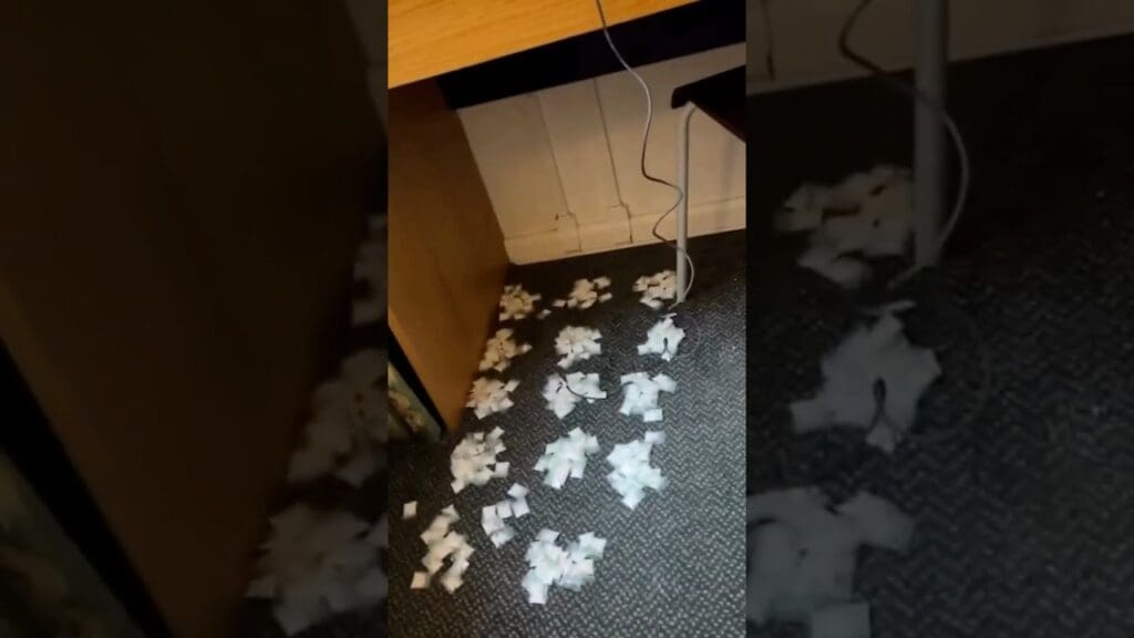 Video shows moment hotel cleaner discovers bags of drugs at Cardiff hotel