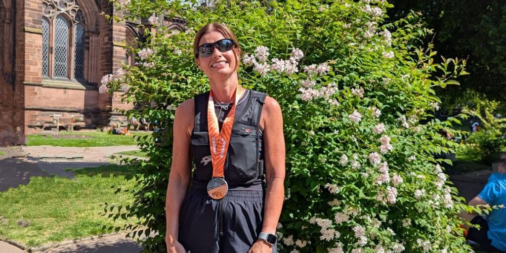 Flint optician raises £650 for mental health charity