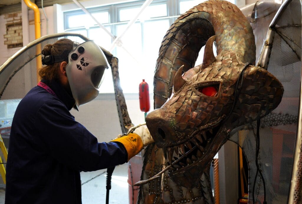 Knife Dragon Unveiled in Wrexham to Raise Weapons Awareness