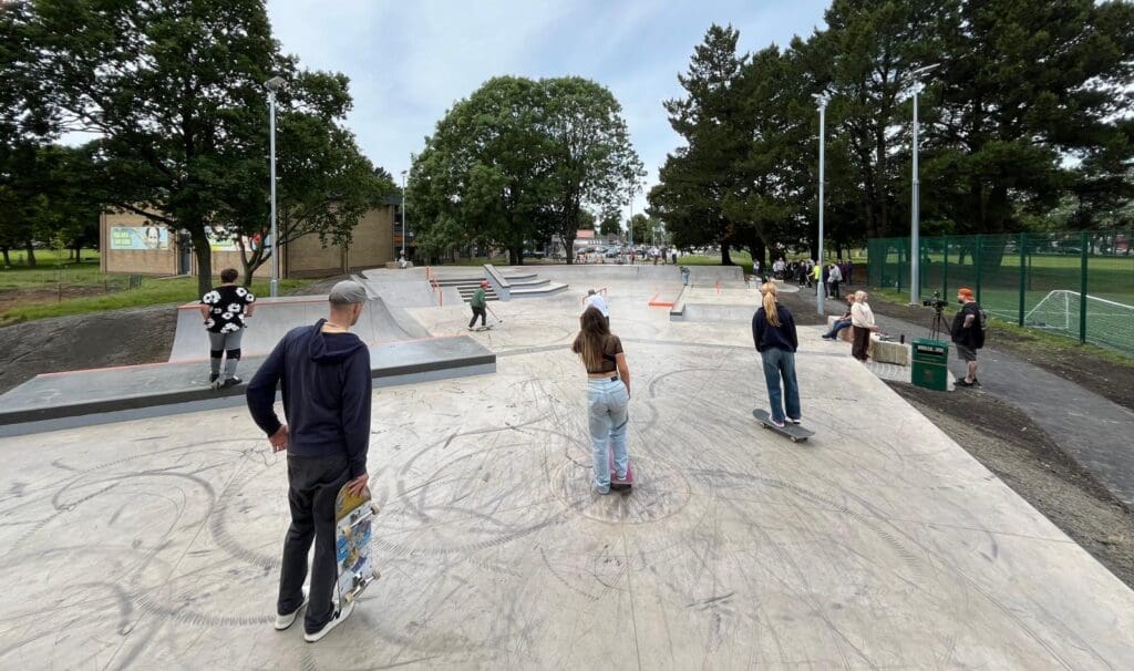 Cardiff celebrates the opening of new ‘East Side’ skate park