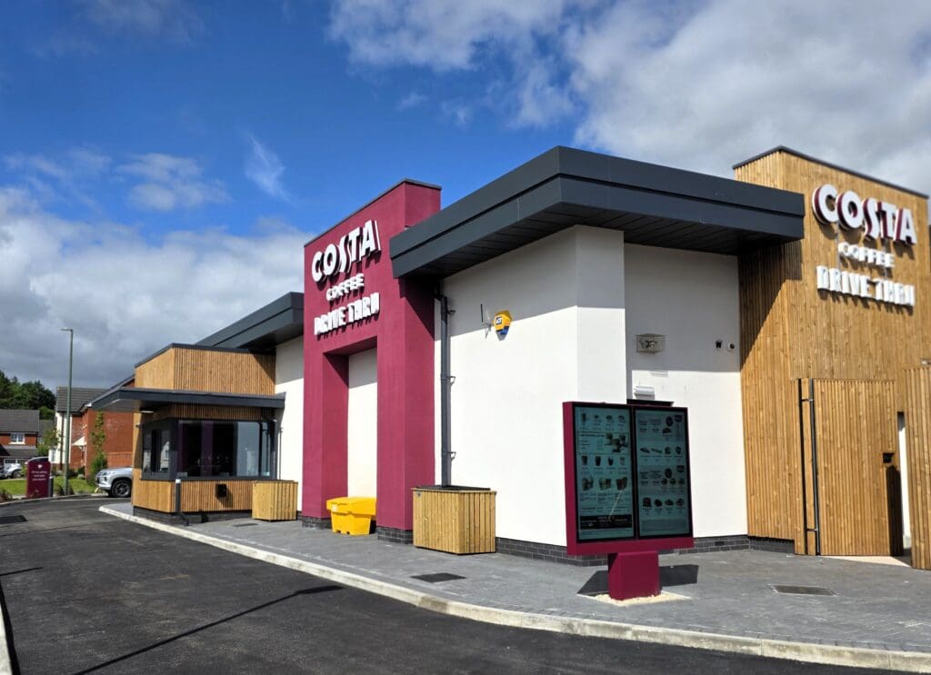 Costa Coffee welcomes customers with new Drive Thru store in Ebbw Vale