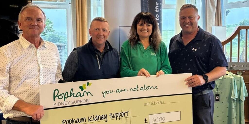 Record number of golfers raise £14,000 for Popham Kidney Support