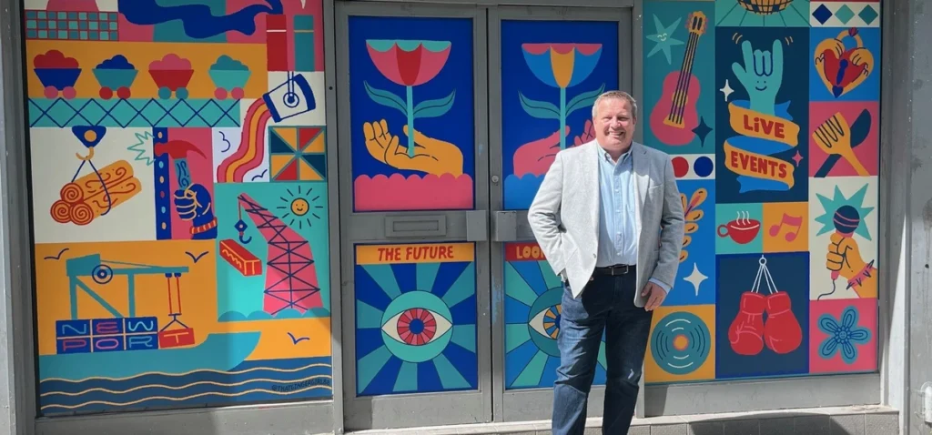 Local artists brighten up Newport city centre