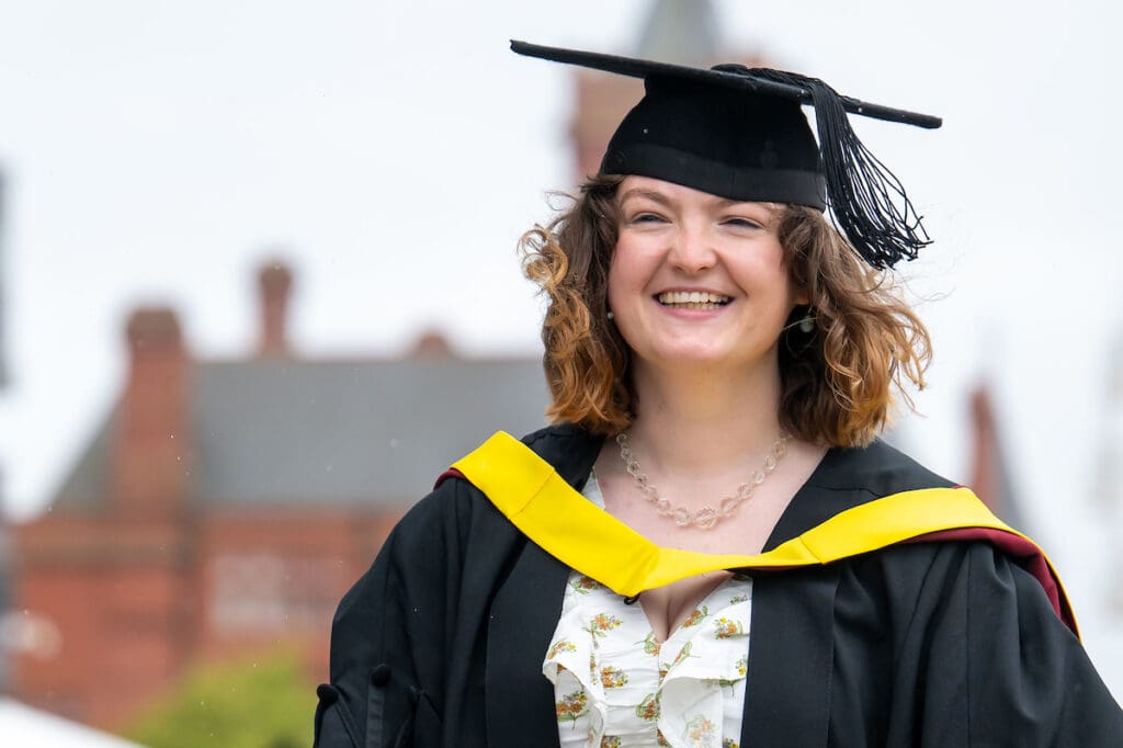 Graduating student who left school without GCSEs due to ill health finds her “calling in life”
