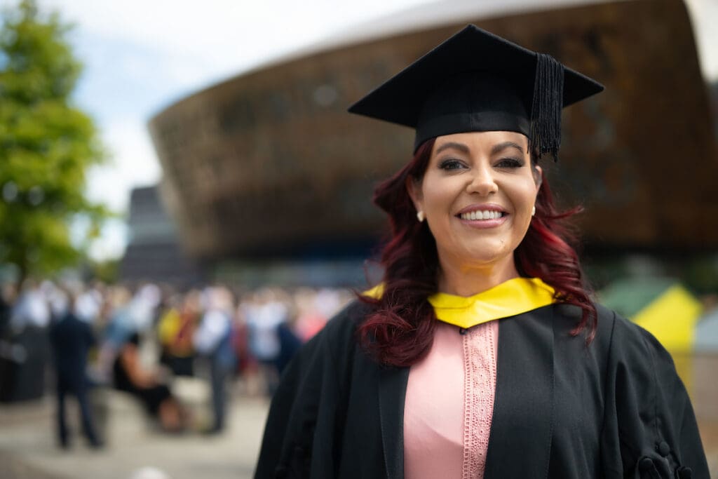 Mature graduate overcomes late dyslexia diagnosis to follow healthcare dream
