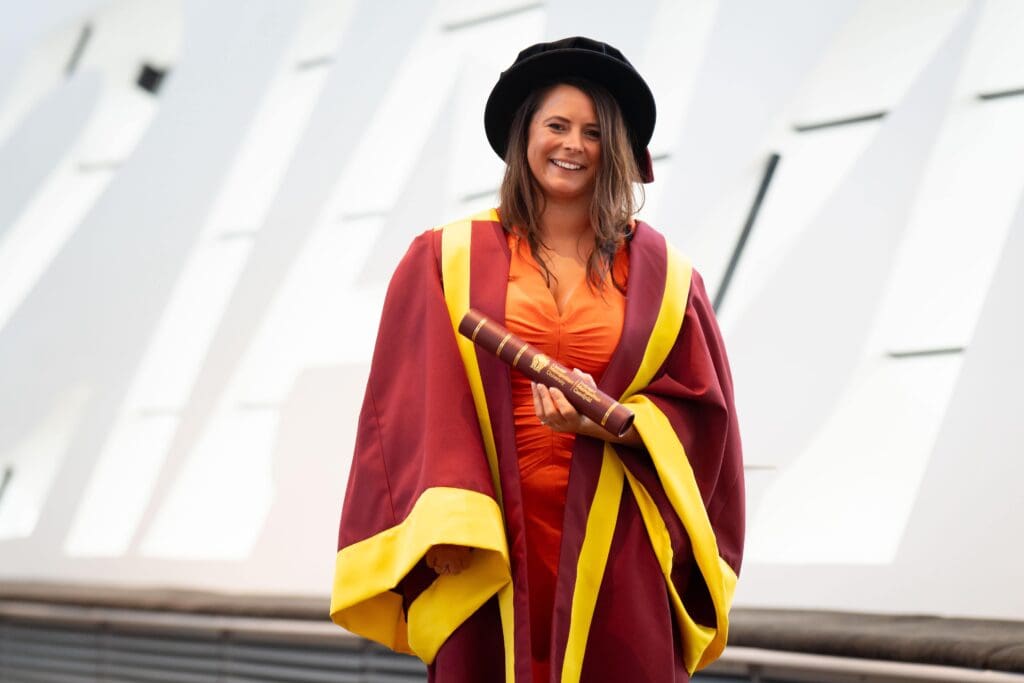 Paralympic athlete Elizabeth Johnson awarded Honorary Fellowship