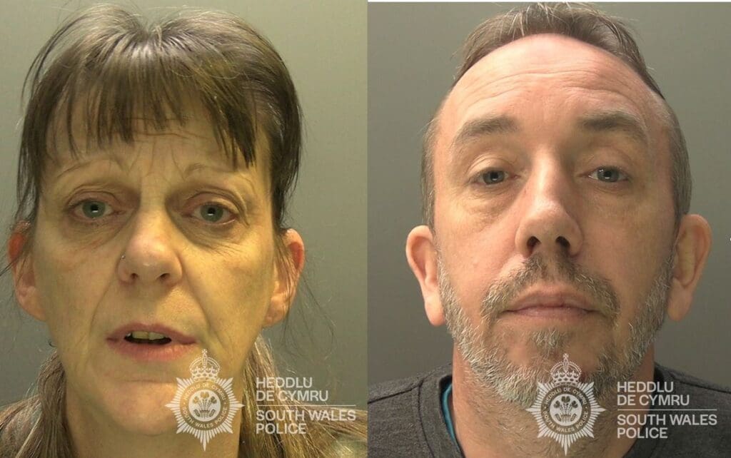 Cardiff couple who committed child sex offences jailed