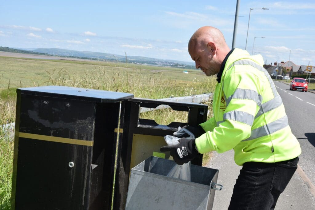 Clever bin sensors aim to tackle overflowing waste in Swansea