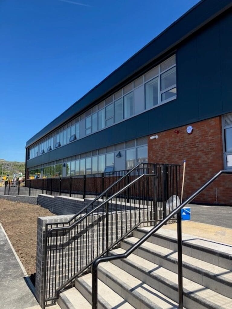 Net zero carbon refurbishment nears completion at Pen-y-Dre High School
