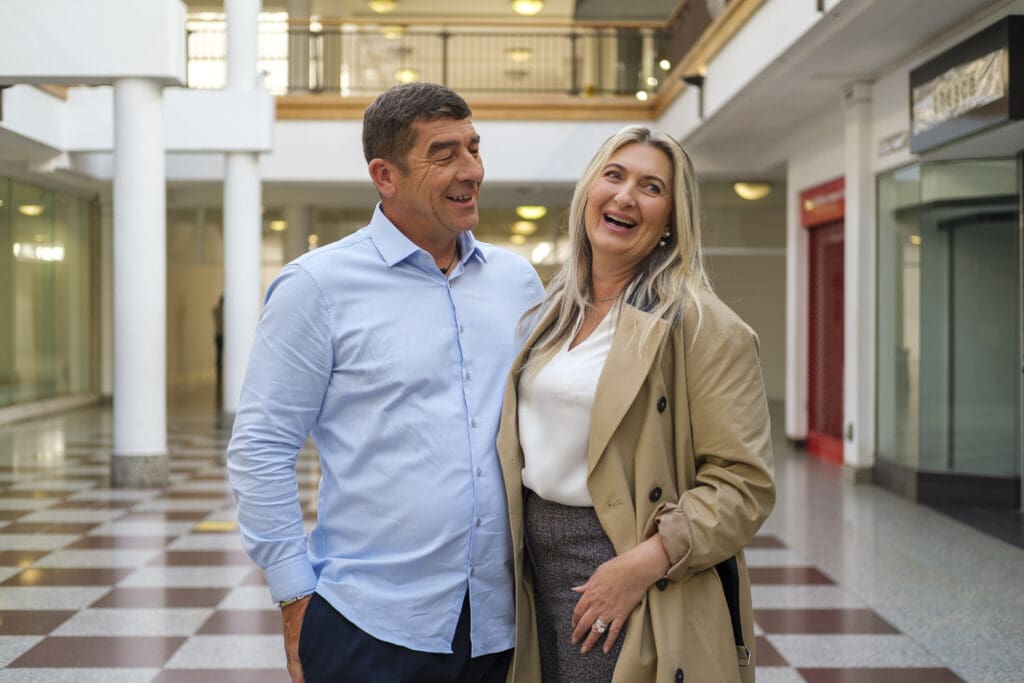 Pembrey couple who won £3.5m feature in National Lottery’s famous slogan revival