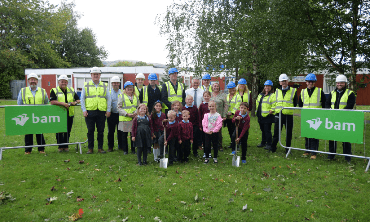 Construction starts on Caerphilly’s first net zero primary school