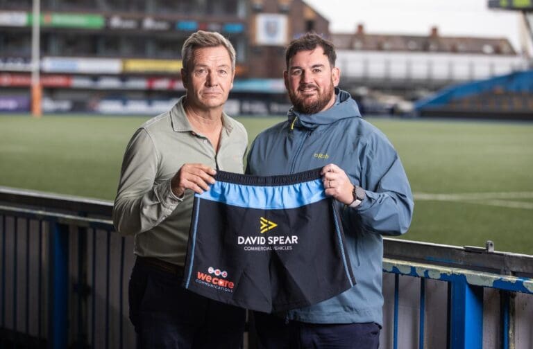 David Spear Commercials continues as Cardiff Rugby kit partner