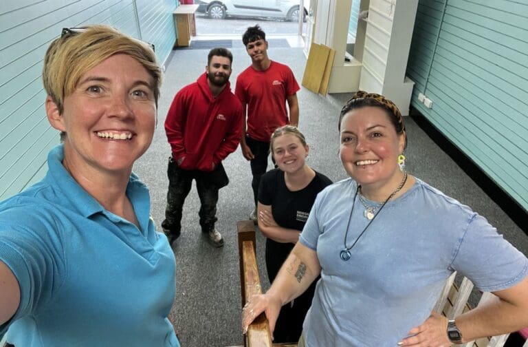 Community effort transforms Penarth shop for school learners