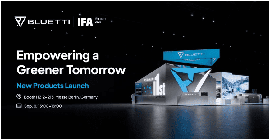 BLUETTI Debuts RVSolar System, Pioneer Na (Sodium), and FridgePower at IFA Berlin 2025