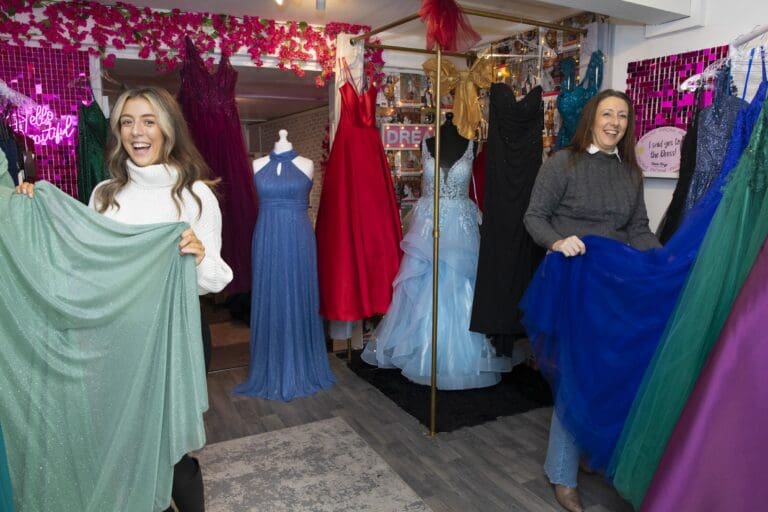 North Wales prom shop doubles sales as teens flock for “dream dresses”