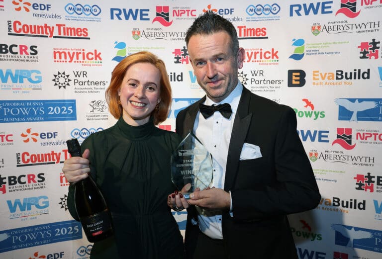 Powys entrepreneur recognised for taking Welsh event business global