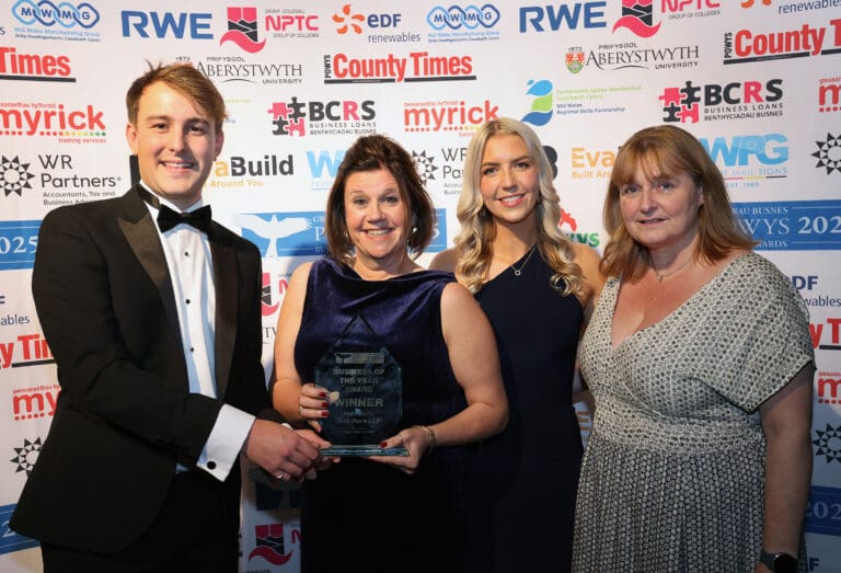 Harrisons Solicitors takes top title at 2025 Powys Business Awards