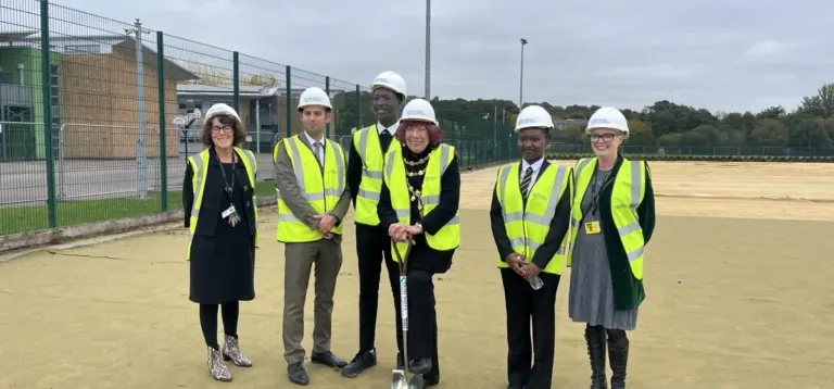 Work begins on Newport High School’s new 3G sports pitch
