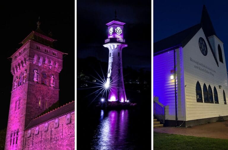 Did you spot Cardiff turning purple this week? This is what it meant
