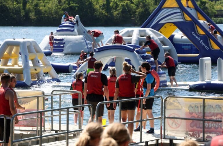 Over 10,000 people visit Cosmeston Lake Aqua Park during trial