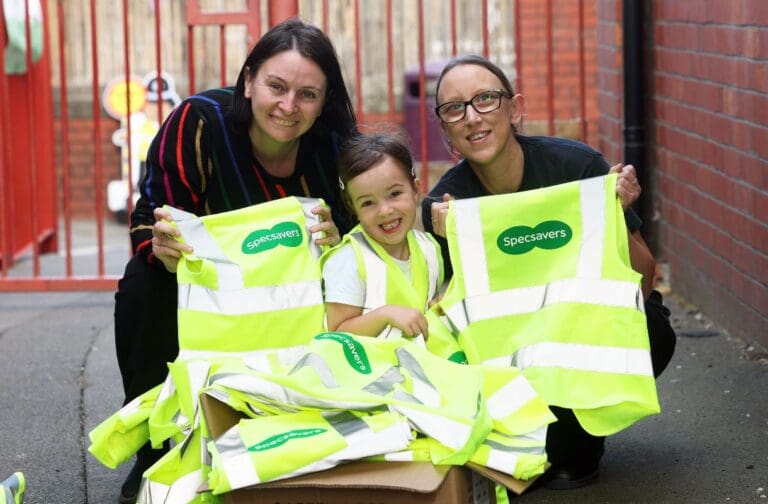 Specsavers helps pupils shine bright with road safety campaign