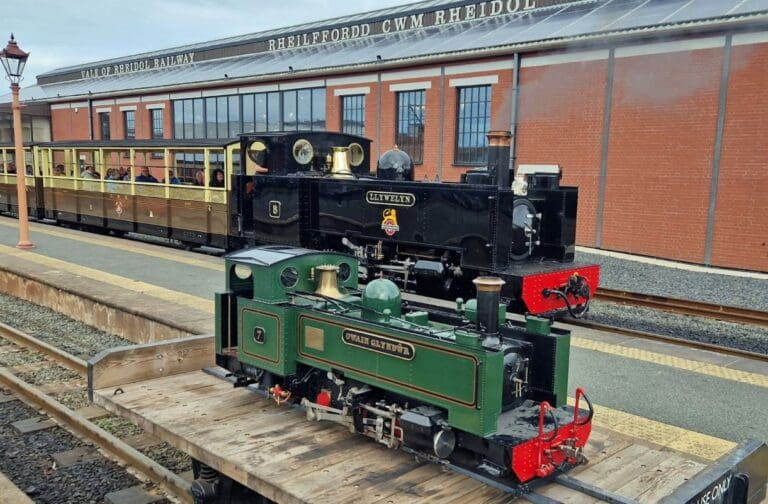 Rare steam model joins Vale of Rheidol Railway’s collection in Aberystwyth