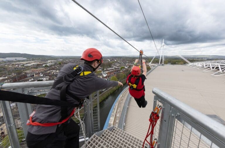 Zip World takes over Principality Stadium’s rooftop attraction