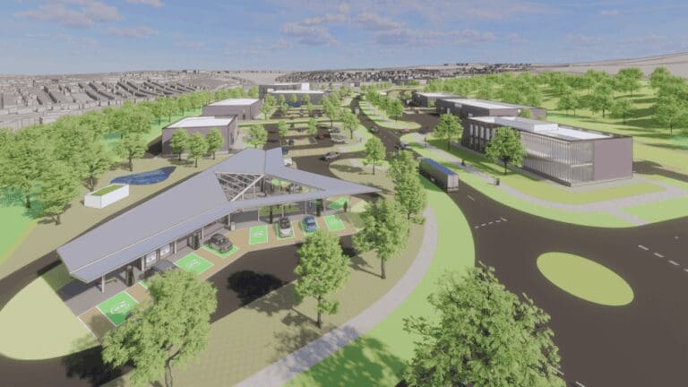 Menter ar y cyd i drawsnewid safle 19 erw ym Merthyr yn ganolfan fusnes