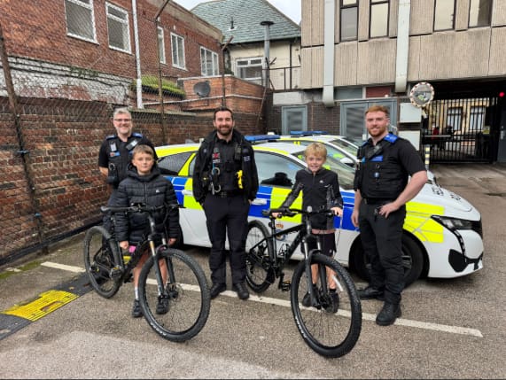 Rhyl boys commended after assisting police in foot chase